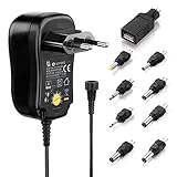 ergometer power s10 Inkl. 9 Stück Adapter: USB-A Buchse / 2,5mm Klinkenst. / 3,5mm Klinkenst. / 3,5 x 1,35mm Hohlst. /