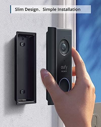 eufy Security Video Doorbell Wireless Battery Kit with Chime, Wi-Fi Connectivity, 1080p Resolution, No Monthly Fees, 120-Day Battery, AI Detection, 2-Way Audio, Wire-Free Doorbell Camera with Chime