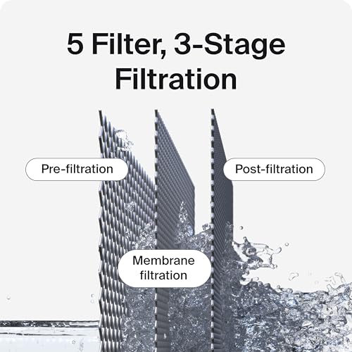 Image of Bluewater Cleone Classic Reverse Osmosis Water Filter System - in-Home Under Sink Water Purifier with 3 Stage Filtration - NSF /ANSI 372 - Removes up to 99 Percent Contaminants - Space Saving Design