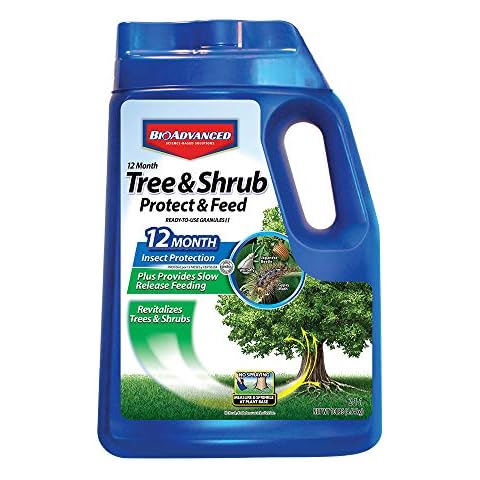 BioAdvanced 12-Month Tree and Shrub Protect & Feed, Insect Killer and Fertilizer, 10-Pound, Granules 701720A Cover