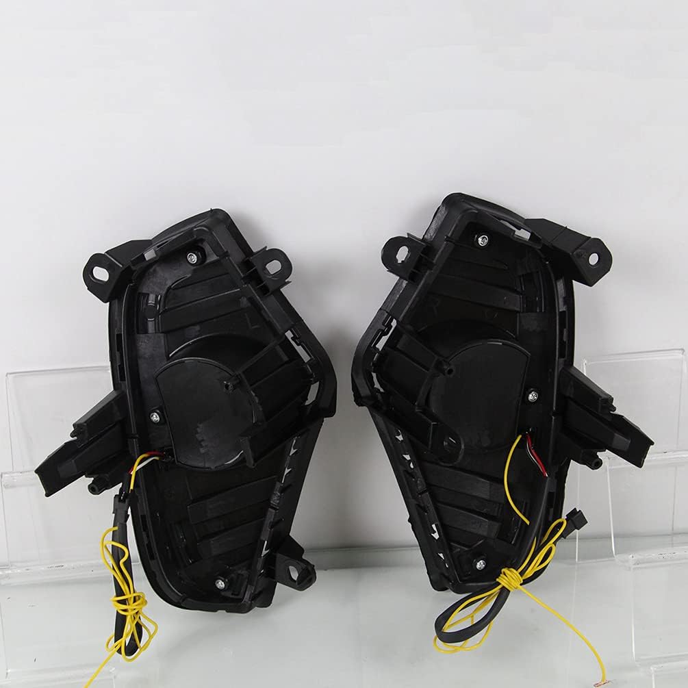 LED DRL Fog Light For Toyota RAV4 2019-2022 Front Bumper Daytime Running Light Amber Turn Signal Light Driving Light Daylight (Not fit for RAV4 Adventure TRD Off-Road)