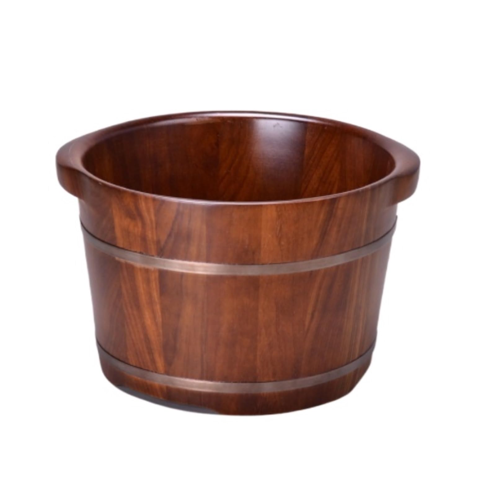 Beczka do stóp Spa drewniane wiadro do pedicure moczenie stóp wanna do stóp wanna z hydromasażem umywalka do stóp dla dorosłych(With lid)