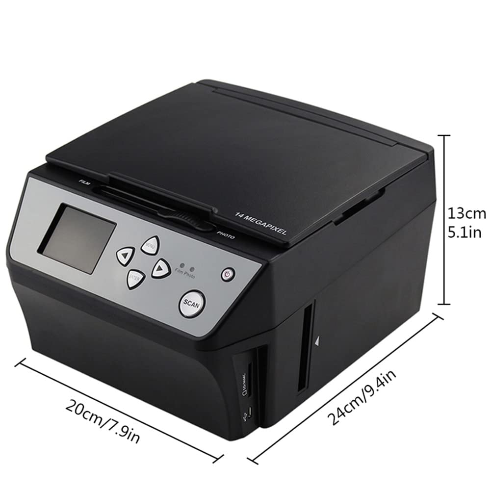 Scanner per diapositive per pellicole, scanner per pellicole e diapositive all-in-1 da 22 MP, scanner multifunzione, conversione di 135 pellicole/diapositive da 35 mm/110 pellicole/foto/documenti
