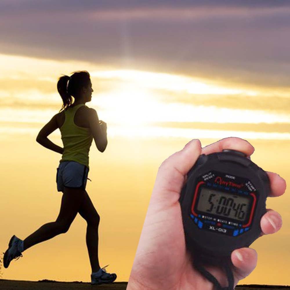 Orologio da uomo sportivo con cronografo digitale, impermeabile