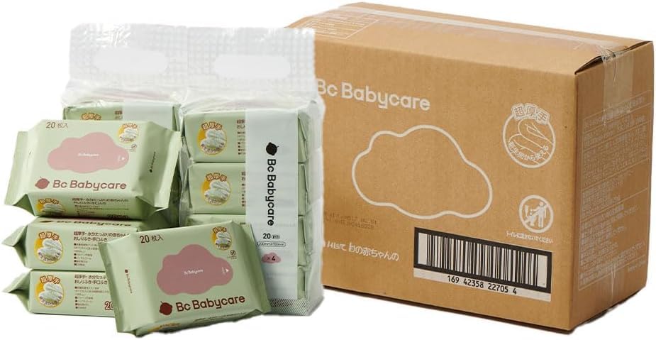 Amazon.co.jp: [bc babycare] おしりふき 20枚入り 12パック 赤ちゃん