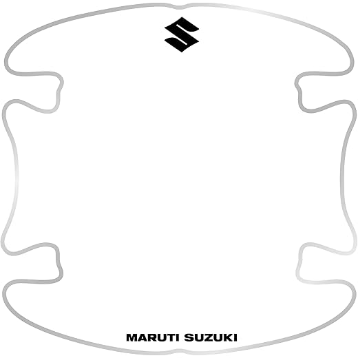 BFRC 3D Gel Finish Car Door Scratch Guard Sticker Pack of 4