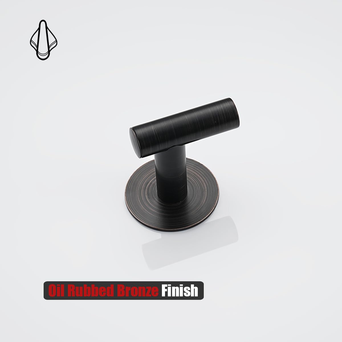 JQK ATH110-ORB-P4 - Ganchos Autoadhesivos para Colgar Toallas, Colgadores Adhesivos Resistentes para Pared, sin Taladro, para Baño, Cocina, Garaje, Paquete de 4, Acero Inoxidable 304, Bronce Aceitado