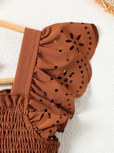 VARMILO Girls Dress Casual Tutu Adjustable Waist Princess Party Dress for Everyday Play, Birthday and School Events4