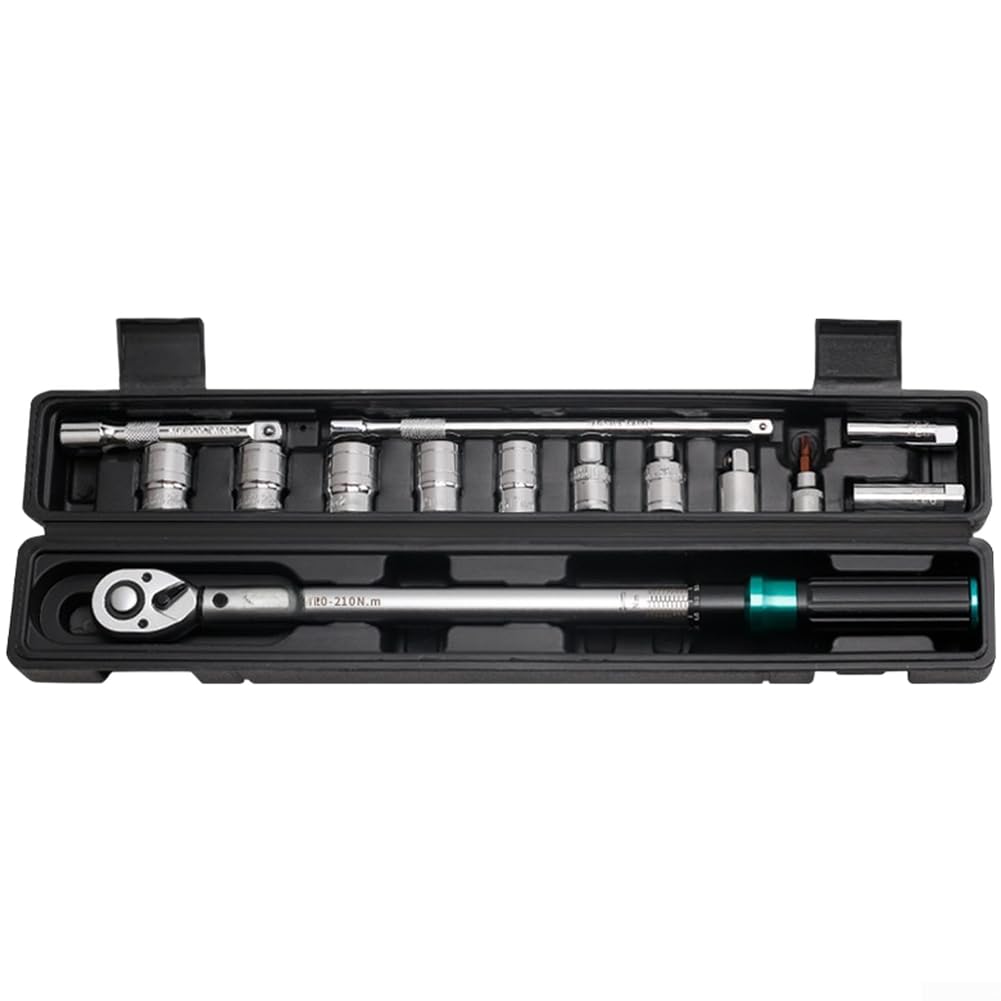 Set di chiavi dinamometriche preimpostate da 14 pezzi, 20-210 Nm