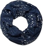 schal print bluse weicher und glänzender Metallic Print