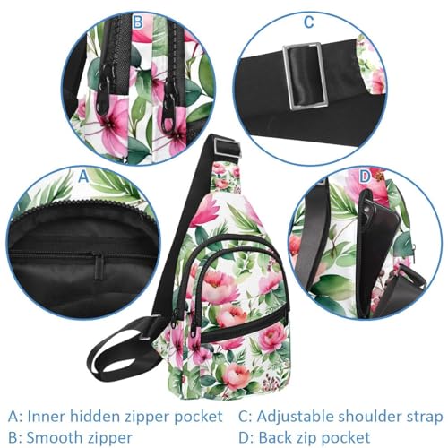 Sac de poitrine ergonomique et léger avec sangle ajustable pour le quotidien