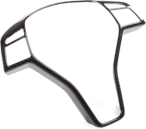 Miniatura 4 de CHEYA Marco de decoración del volante del coche ABS 1pc para Mercedes-Benz Clase E E260 E300 2011-2015 (fibra de carbono)