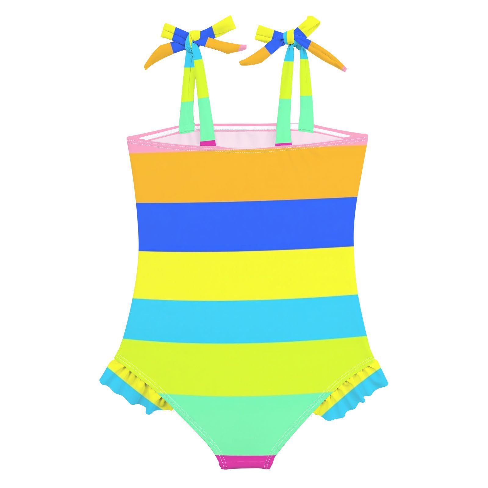 FRODOTGV Costume da bagno intero per ragazze, ad asciugatura rapida, costume da bagno estivo da spiaggia per bambine