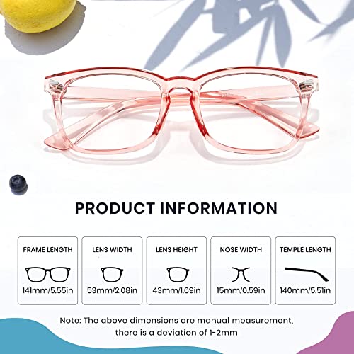 Image of Cyxus Blue Light Filter Computer Glasses for Blocking Headache [Anti Eye Eyestrain] Transparent Lens Gaming Glasses, Unisex (Men /Women)