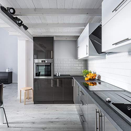 Image of Ravinte 35 Pack | 6'' Cabinet Pulls Satin Nickel Stainless Steel Kitchen Drawer Pulls Cupboard Pulls Brushed Nickel Cabinet Handles 6 inchLength with 3.75 inch Hole Center