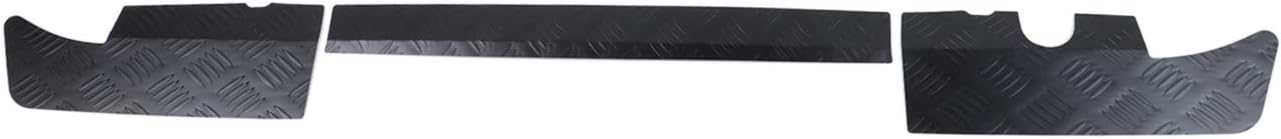 Aluminum Alloy Rear Bumper Protector Door Guard Trim Cover Compatible with Suzuki Jimny 2019 2020 2021 2022 2023 2024 Car Exterior Accessories (Black)
