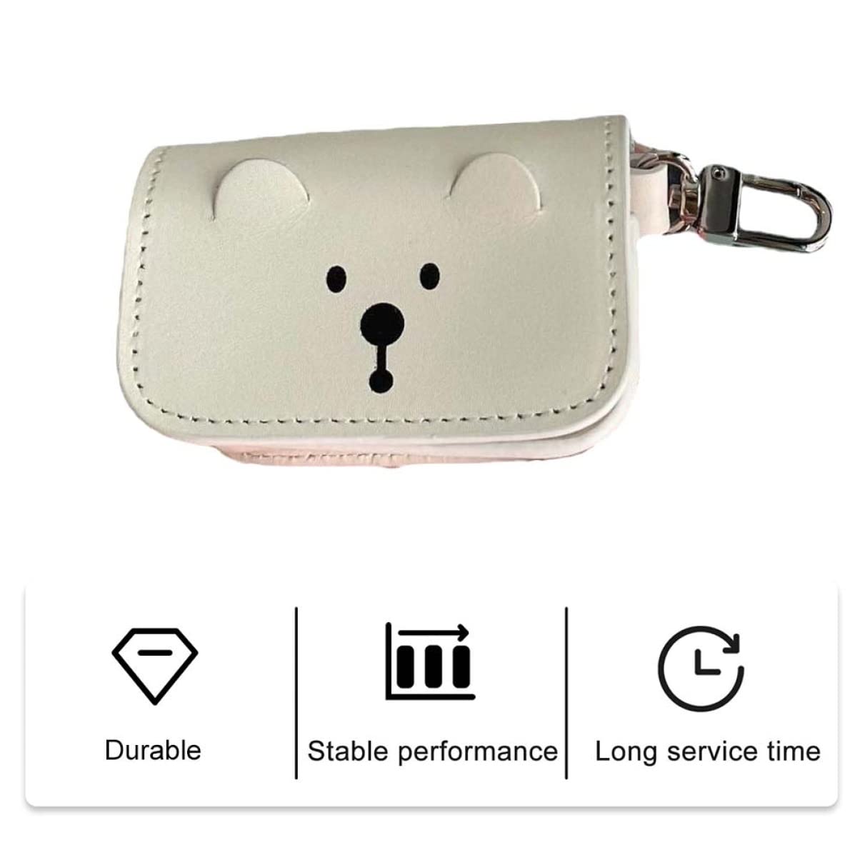 Didiseaon Sacchetto per Escrementi di Cane Robusto Sacchetto per Escrementi di Cane Borsa Portaoggetti Portatile Stile Coreano Orso Uso Duraturo