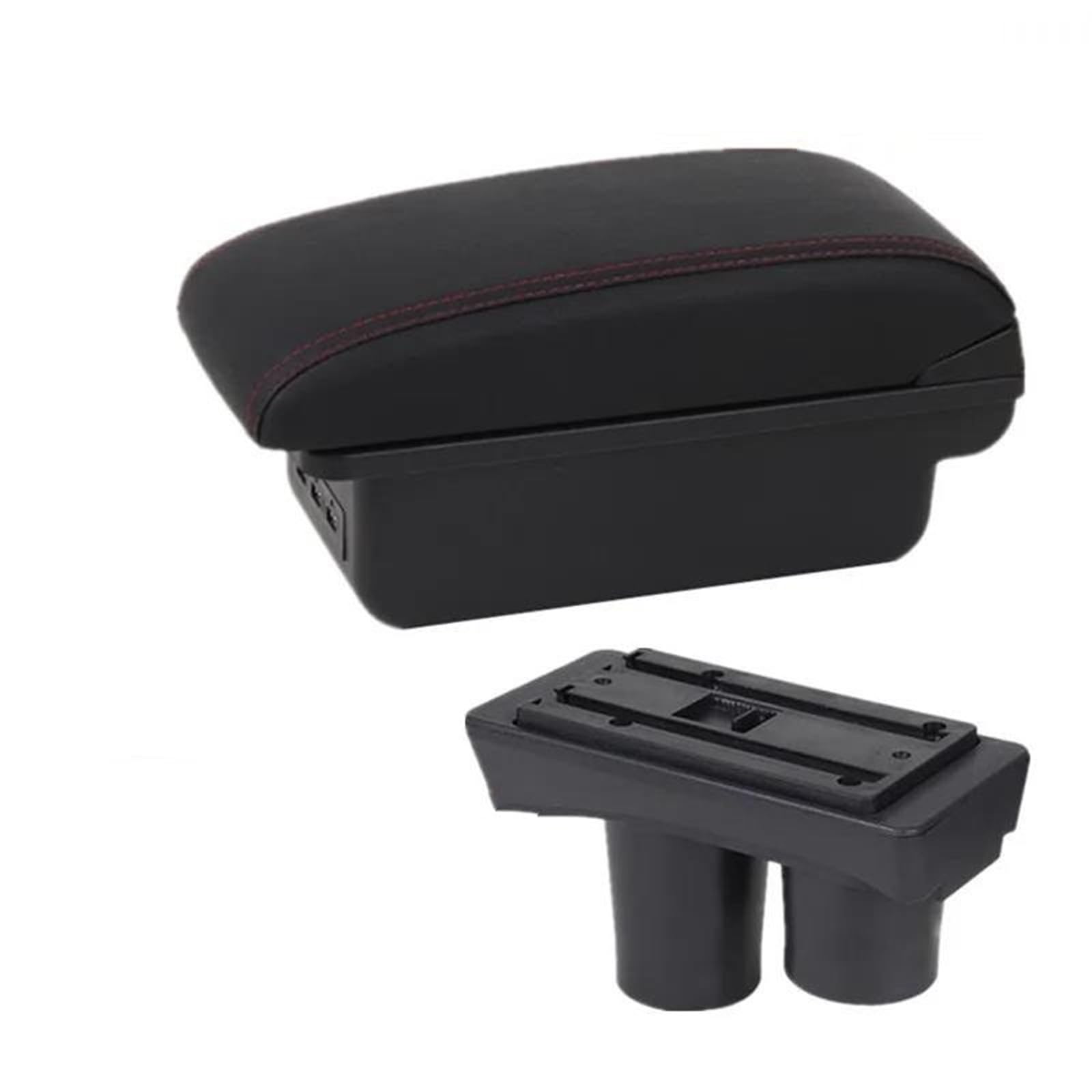 Hjkdsz Type E Car Armrest Box Protector Center Console For Citroen C3 C2 Storage Retrofit Interior Dedicated Accessories(Type E)