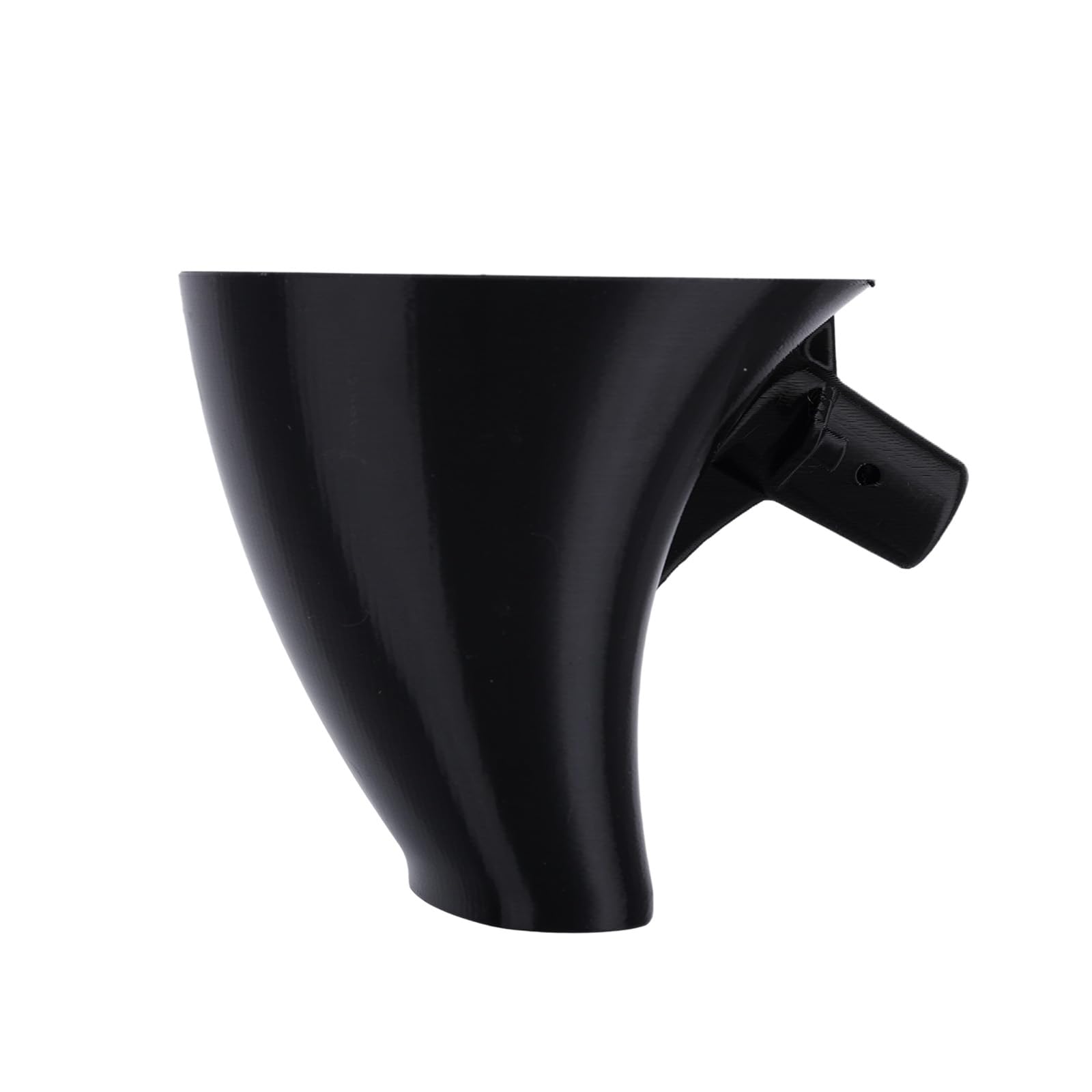 Fukaisu Flour Funnel for artisan KSM150 mixer, 5 Quarts Kitchen Funnel Tilt-Head Stand Mixer Attachment with Guided Pouring Design for Adding Flour & liquid (Black)