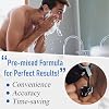 Champú 3 en 1 para barba y cabello negro para hombre, tinte instantáneo para canas en 10 minutos, champú colorante para barba y bigote que reduce las canas, con extracto de plantas para un vello facial saludable 8