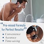 Men's 3-in-1 Black Beard & Hair Dye Shampoo, Instant Grey Darkening Beard Color Shampoo in 10 Minutes, Simpler Gray Reducing Mustache & Beard Dye for Men, with Plant Extract for Healthy Facial Hair - Image 4