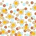 Golden Brown Blue Sunny Dots Confetti Boy Birthday Baby Shower Scatter Table Decoration for First Trip Around the Sun Theme Party Bridal Shower Party Boho Wedding Classroom Nursery Supplies 150 Pcs