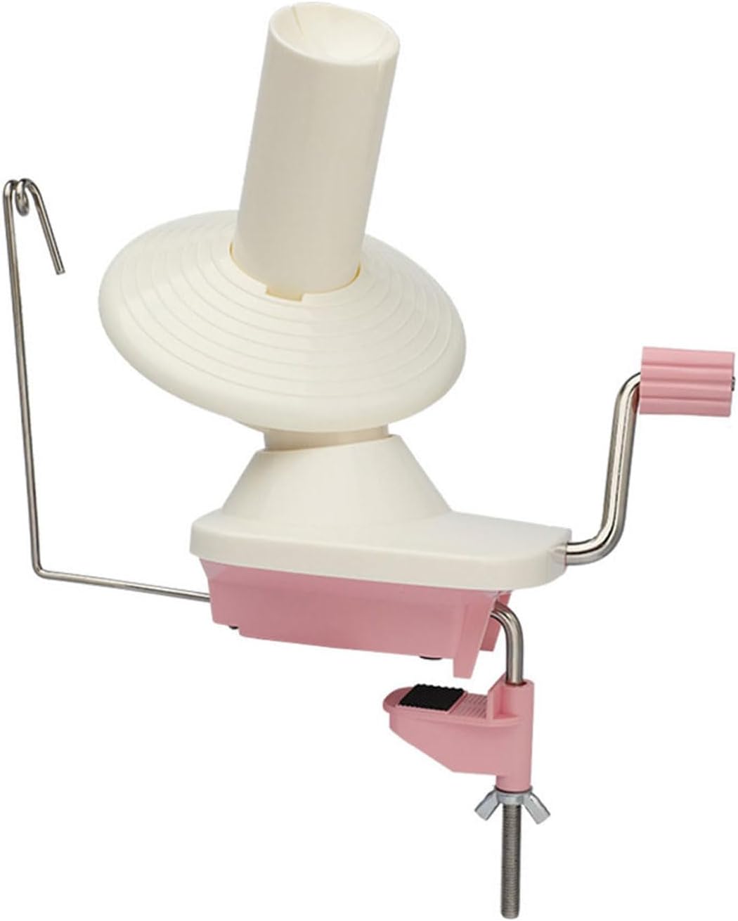 ポータブルハンドヘルドかせ金属傘スタンド付き糸糸用傘スタンド付き手動糸