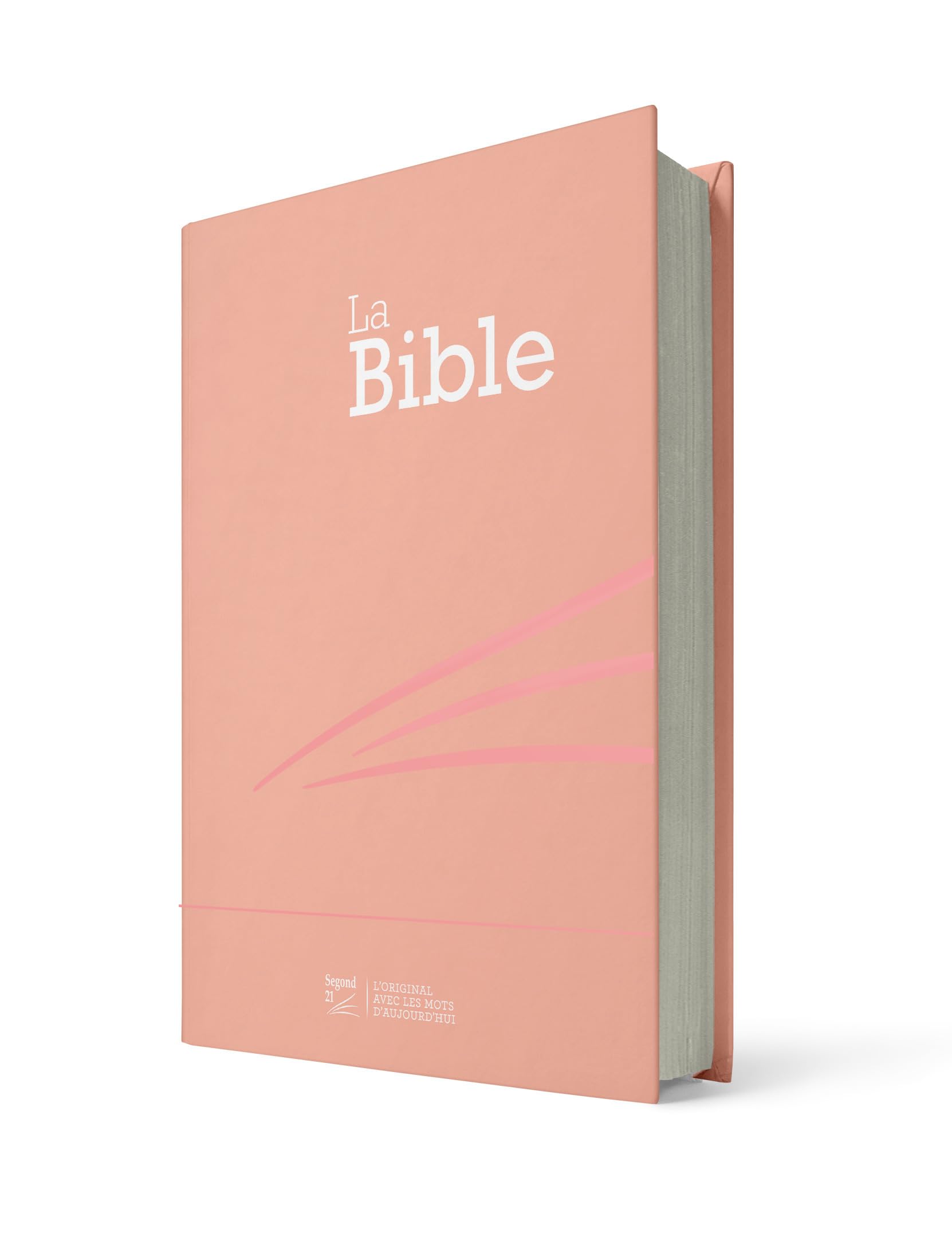 Bible Segond 21 compacte : couverture rigide skivertex rose guimauve