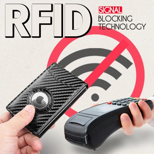 MOSIYEEF Personalized Engraved Wallet with AirTag Holder - Sentimental Gifts for Him - Metal Pop Up Wallet for Men Minimalist RFID Blocking Wallet Slim Card Holder with Leather Slots Holds 10 Cards3