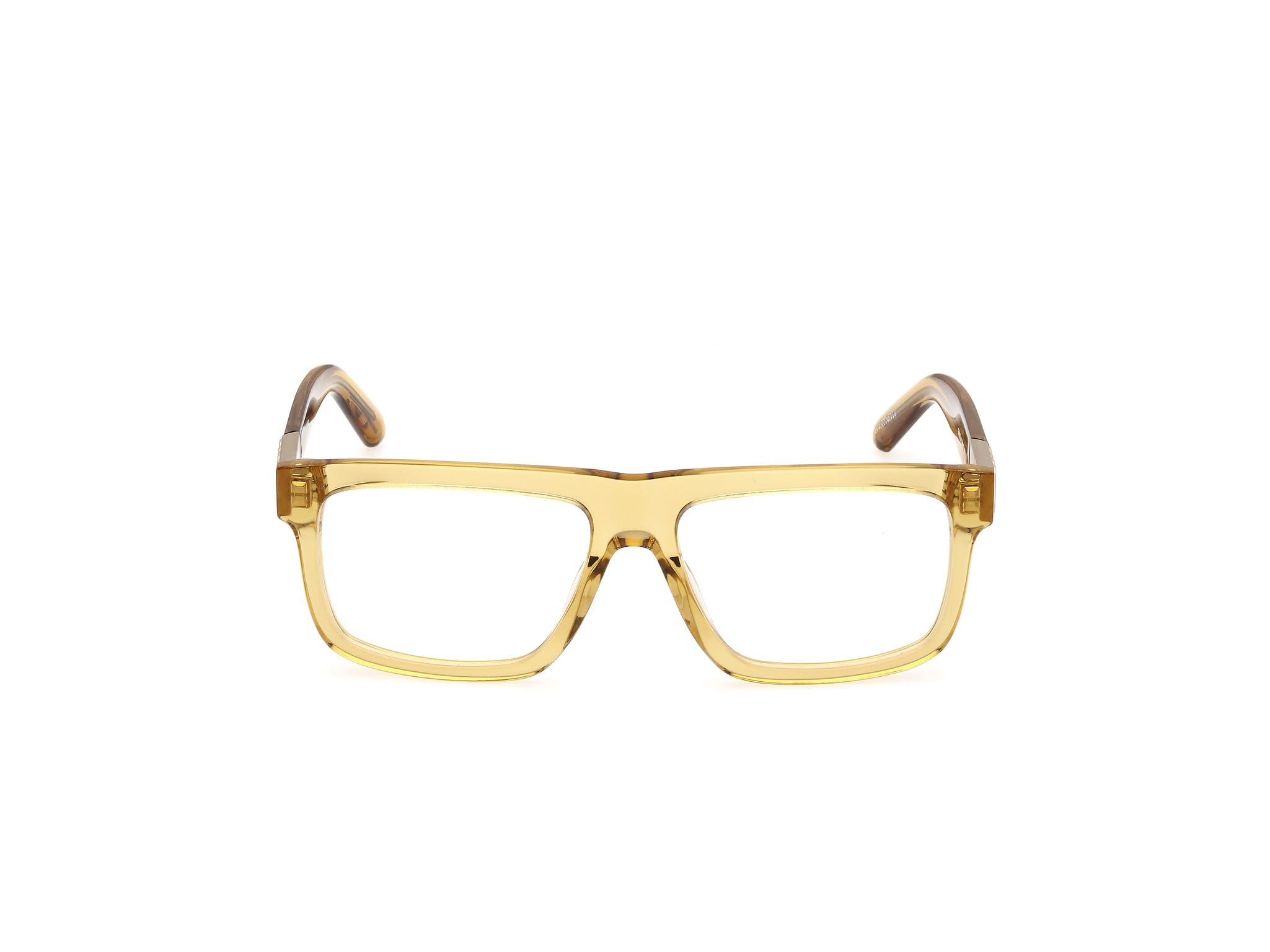 GCDS Brille mit Sehstärke für Unisex optional mit Sonnenbrillentönung oder Blaulichtfilter, Quadratisch, gefertigt aus Acetat, Modell: GD5026 (inklusive Brillenetui)