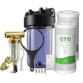 SimPure DC5S Sediment Filter and DB10C Housing with 10x4.5 CTO Carbon Filters
