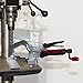 Milescraft 4006 3in Bench Clamp – Heavy Duty Hold Down Clamp with Non-Marring Rubber Pad for Use with T-Tracks, Clamp Tables & Clamp Plates on Different Woodworking Projects, 3, Black Metallic