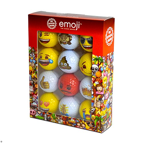Emoji Official Novelty Fun Golf Balls (Pack Of 12) #TOP1