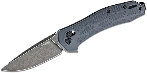 Kershaw Cuchillo de bolsillo covalente, bloqueo DuraLock, mecanismo de apertura KVT con hoja de punto de caída, transporte diario de tamaño medio