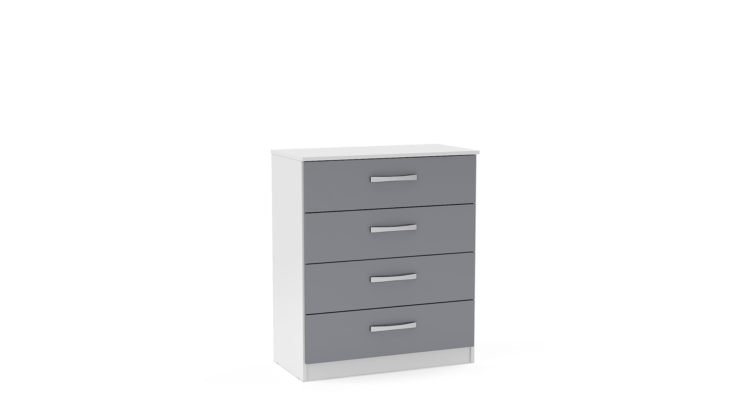Birlea  White Lynx 4 Drawer Chest, Sports Direct