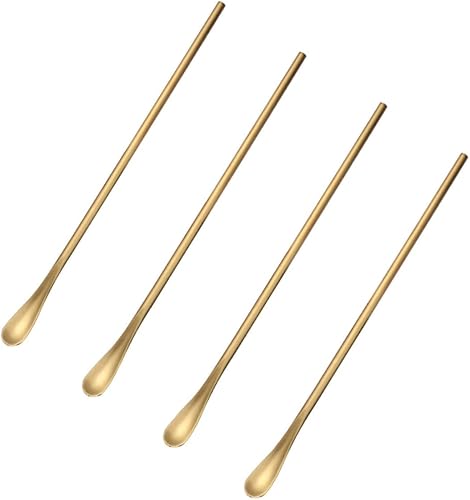 Cuchara de hielo de acero inoxidable Cucharas para mezclar café, cuchara mezcladora de miel, cuchara de acero inoxidable, cuchara para revolver