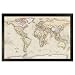 Home Magnetics 35" x 23" Magnetic Office Map, World