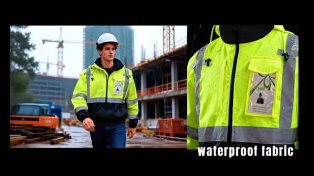 Uno Mejor High Vis Safety Jackets, Reflective Work Jacket with