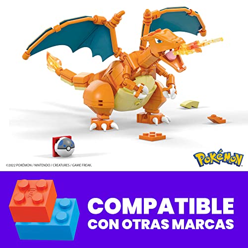 Charizard Pokémon Mega Construx el regalo de cumpleaños perfecto con bloques de Mattel 4