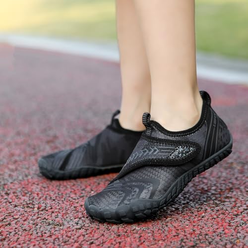Image of UBFEN Kids Water Shoes for Boys Girls Quick-Dry Swim Aqua Socks | Lightweight, Barefoot-style, Perfect for Water parks, Beach, Pool, Kayak, Creek Hiking, Camping, Toddler, Little Kid, Big Kid