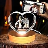 Personalized Custom 3D Holographic Photo Etched Engraved Inside The Crystal with Your Own Picture (B
