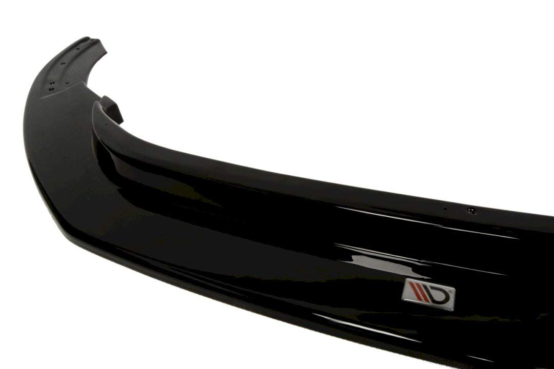 Front Diffuser Diffusor Maxton Design Gloss Black Abs Compatible with Audi R8 (2006-2015)