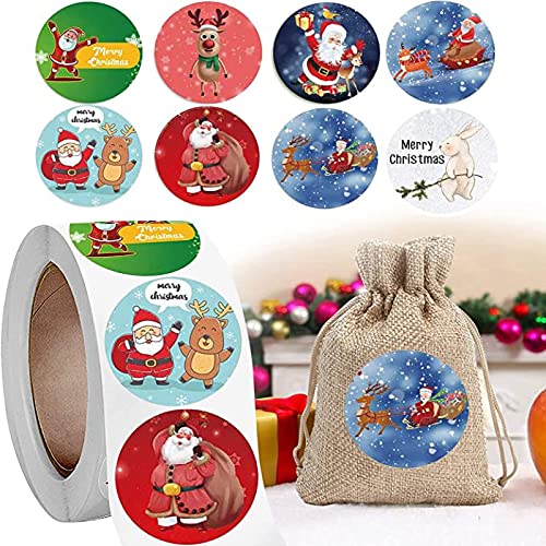 500 unidades de pegatinas navideñas Cover