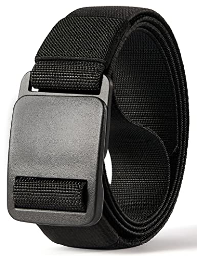 Mens Stretch Web Belt, Mens Casual Belt for Jeans,Golf or the Hiking, Width 1.5