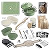 All-Inclusive 𝗣𝗥𝗘𝗠𝗜𝗨𝗠 Sourdough Starter Kit with Pot, 34 Oz Starter Jar, 4 Banneton Bread Proofing Baskets, Scraper, Scale, Sourdough Bread Baking Supplies, Detailed Beginner Guide & Recipes #1