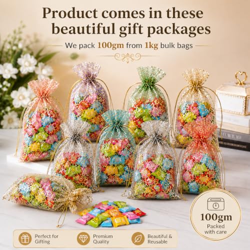 Image of Trending Mint Candy Assorted Fruit Flavors | Imported Sugar Free Mints | Refreshing Breath Candy | Individually Wrapped | 100g Pack