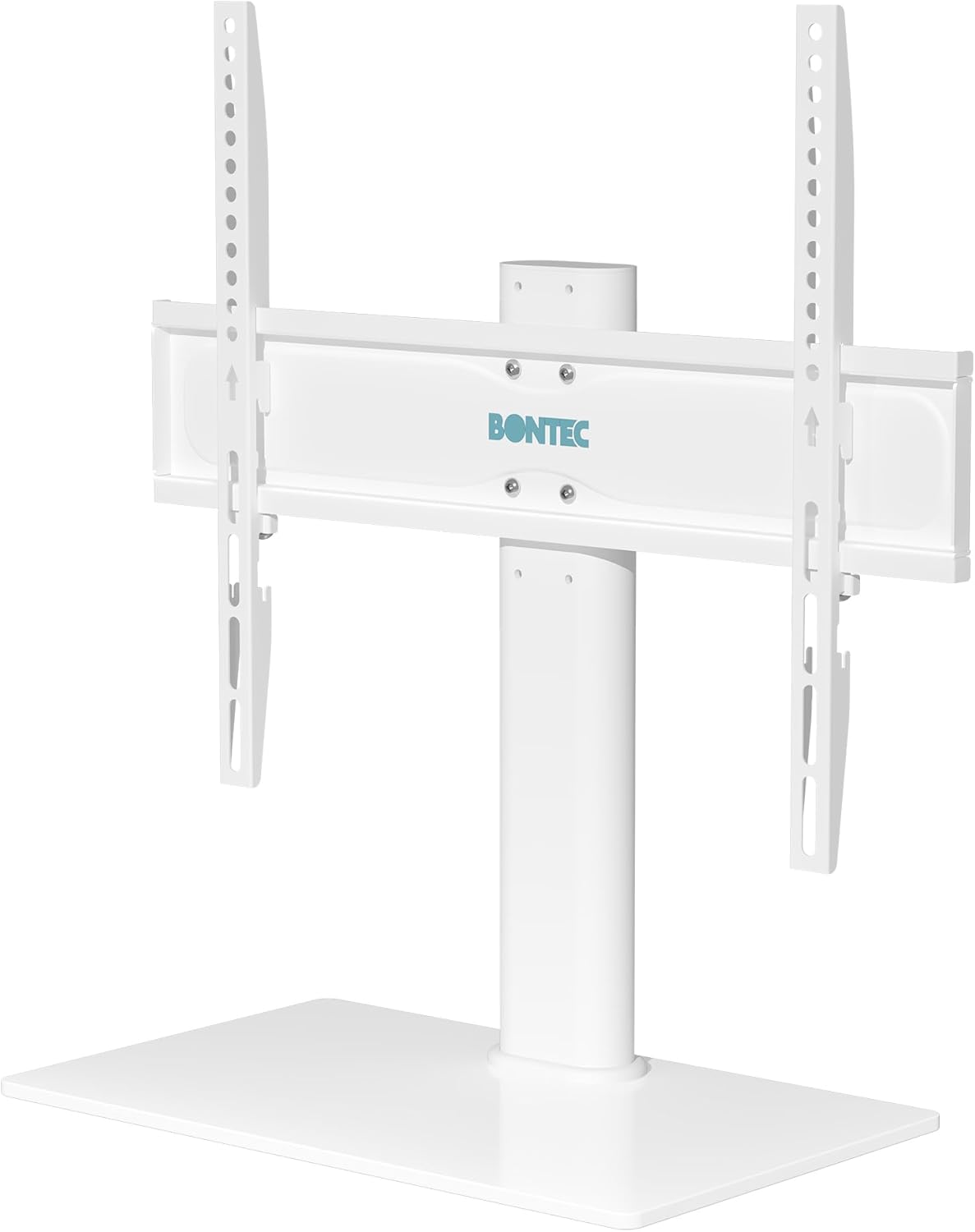 BONTEC Universal Table Top Pedestal TV Stand with Bracket for 26”55