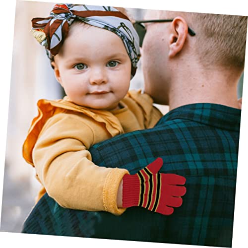 6pairs Boy Girl's Knitted Warm Mittens Boys and Girls Gloves for Winter Touch Winter Mittens3