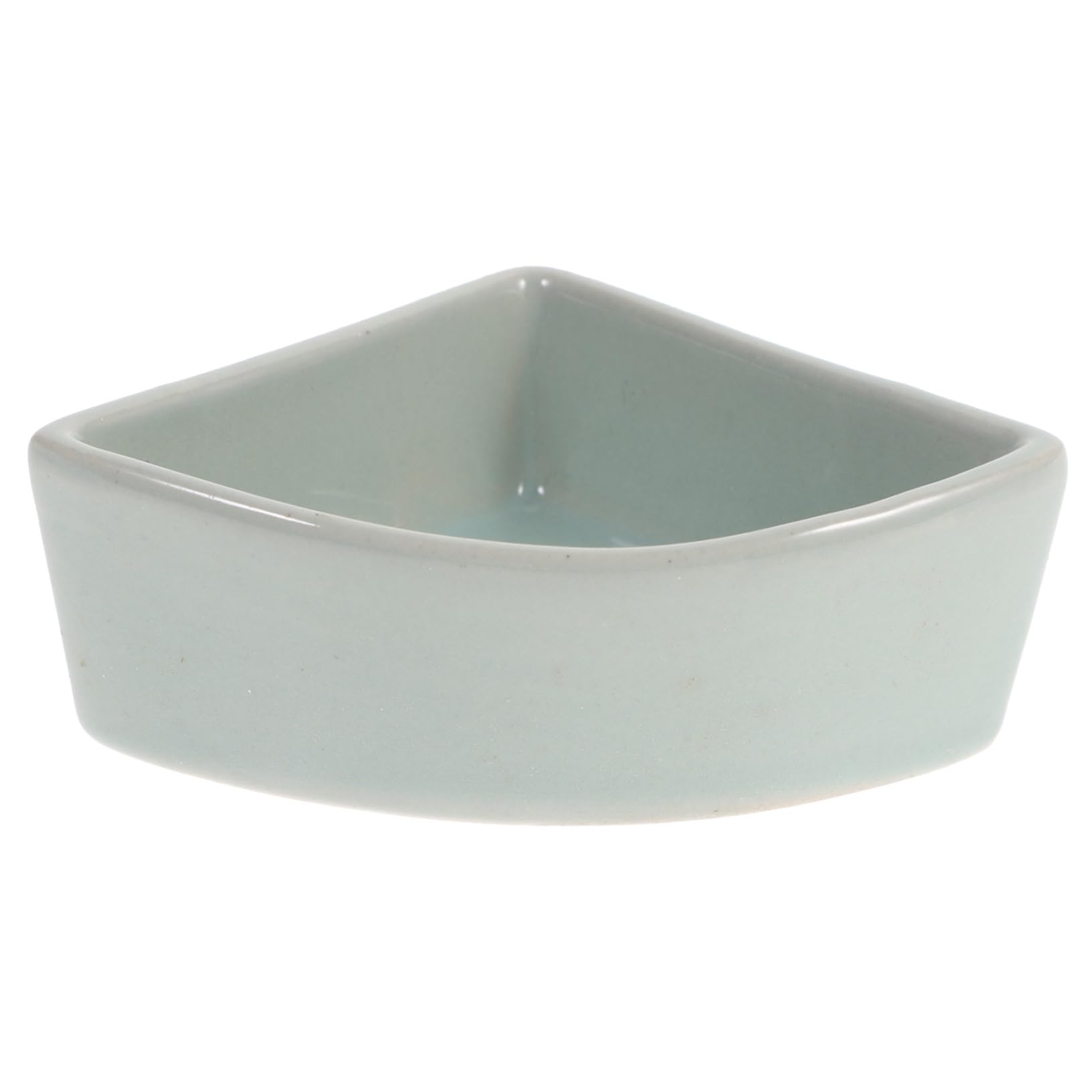 Ciotola in Ceramica Blu Adatta per Alimenti Secchi e Umidi per Criceti e Orsetti Dorati e Stabile Resistente alla Masticazione Anti-ribaltamento per Piccoli Animali