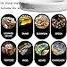 Fuongee Reptile Worm Feeding Dish Bowls Gecko Lizard Feeder Dish with Feeding Tong, 2 Bowls and 1 Feeding Tong, Ceramic Mini Size